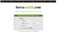 Desktop Screenshot of bursasatilik.com