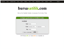 Tablet Screenshot of bursasatilik.com